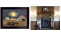 Trendy Decor 4U Harvest Moon by Billy Jacobs, Ready to hang Framed Print, Black Frame, 18" x 14"